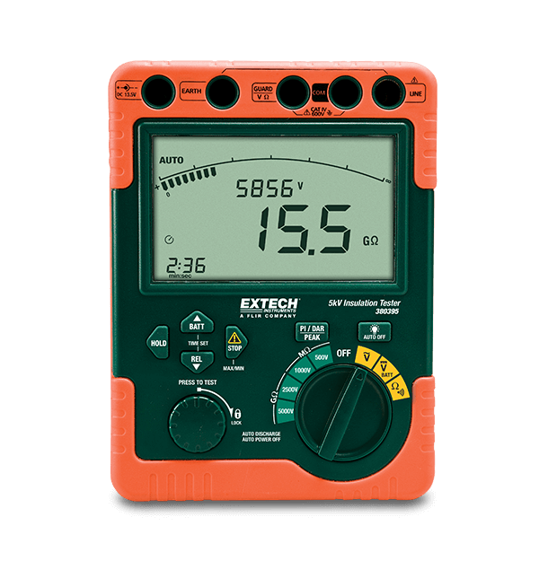 Extech 380395 高電圧デジタル絶縁テスター(110V) | Teledyne FLIR Extech 380395 高電圧デジタル絶縁テスター(110V) | Teledyne FLIR