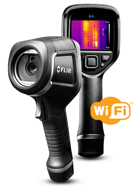 MSXとWi-Fi機能搭載 サーモグラフィカメラ FLIR E4 WiFi | Teledyne FLIR