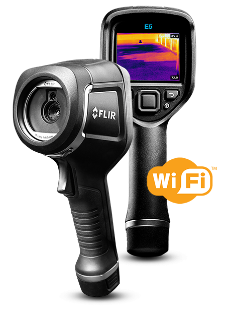 温度範囲が拡張されたFLIR E5-XTサーモグラフィカメラ | Teledyne FLIR